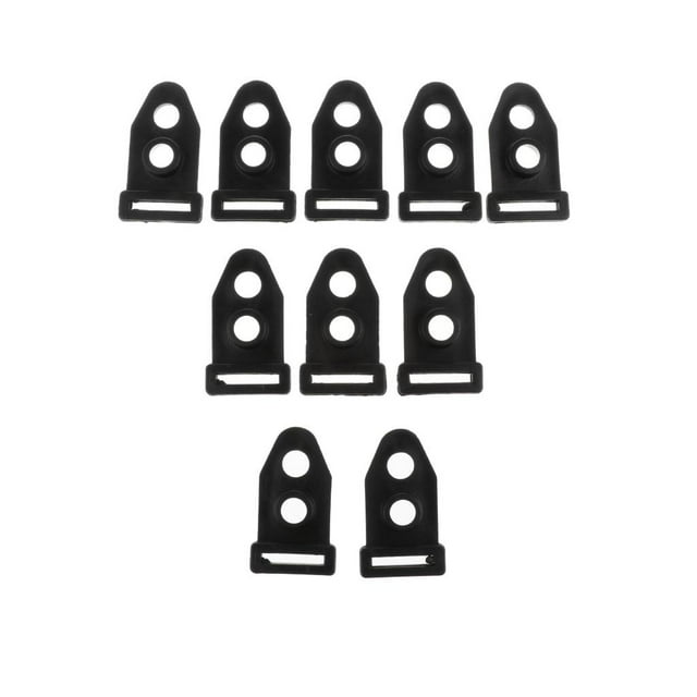 De Abrazaderas De Clip De Tienda Piezas Sujetadores De Supervivencia Sujetadores Para Exteriores Negro 4 Cm Zulema Clips de tienda de campaña