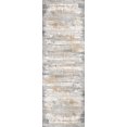 thumbnail image 1 of Rug Branch Capri Contemporary Abstract Grey Beige Indoor Runner Rug For Entryway, Hallway, Bathroom, and Kitchen - 2' x 13' (2'3" X 13'), 1 of 4