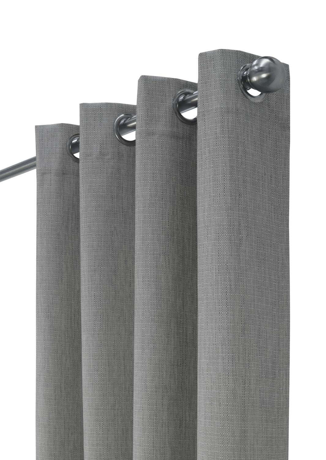 Nova 100% Blackout Grommet Curtain Panel Pair 52" x 63" each in Greige