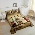 thumbnail image 4 of Erosebridal Cola Bottle Bedding King Comforter Set, Soda Cup Down Comforter, Retro Boho Damask Decor, Microfiber 3-Piece, 4 of 7