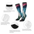 thumbnail image 3 of Naloa Fantasy Mushrooms Thigh High Socks Extra Long Stretchy Sock Women Over Knee High Opaque Stocking Daily Wear, 3 of 6