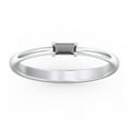thumbnail image 2 of East-West Stackable Baguette Ring in 10K White Gold, 2 of 3