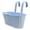 Blue, variant on ZenCart Over Fence Planter Iron Hanging Flower Pot Railing Planter with Detachable Hooks for Home Garden Fence Deck Railing Terrace