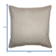 thumbnail image 4 of Cojín Decorativo SIC MX Diseño Liso, Con Ribete, Beige, 45 x 45 cm, 4 of 4