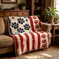 thumbnail image 1 of Independence Day Blanket Festive Flannel Blanket Soft Warm Throw Blanket For Home Sofa Bed Holiday Decoration, 1 of 9