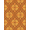 Orange Yellow Brown, Pattern 12, variant on ODIKA 8'x10' Washable Area Rug Durable, Non-Slip Orange Abstract Bold Brushstroke Forms Interlocking Expressionist for Living Room, Under Sectional, Family
