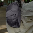 thumbnail image 6 of Unisex Wide Brim Safari Hat with Snap Button Design and Windproof Cord Featuring Lightweight Quick Dry Fabric for Mountain Climbing Gardening Boating Gray, 6 of 7