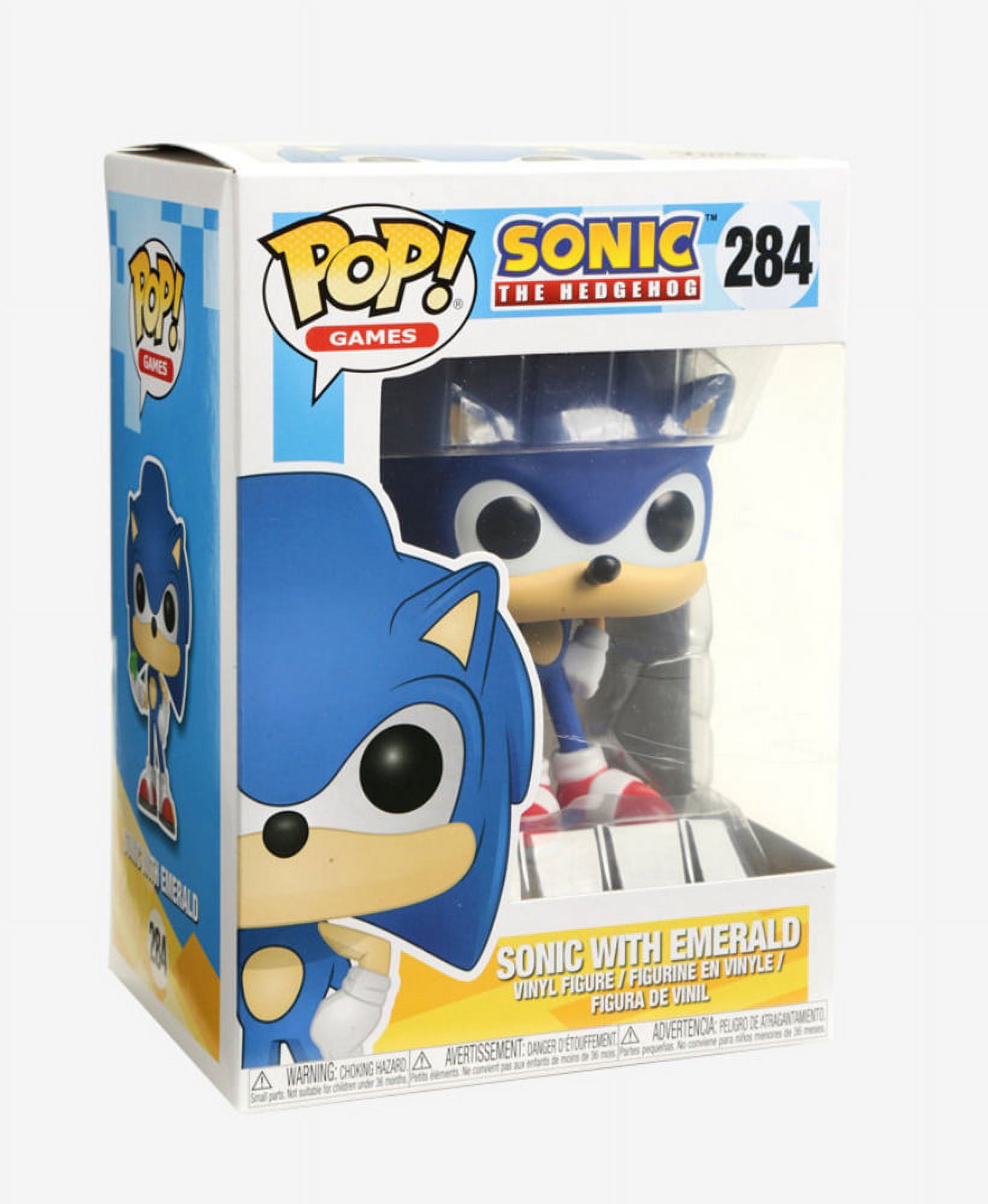 POP Games: Sonic - Sonic with Ring Collectible Toy, Multicolor, One Size