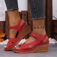 thumbnail image 2 of MuXiKeJi Clothes Women's Platform Wedge Sandals 2026, Comfortable Peep-Toe High Heel Wedges for Women Ankle Strap Open Toe Band Dressy Summer Beach Sandals, 2 of 9