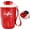 Red, variant on Coffee Vacuum Flask, with Lid & Handle, Stainless Steel Insulated , Travel Coffee Mug for Hot and Cold Drinks, Office Outdoor Camping