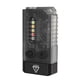 thumbnail image 4 of JShteea Mini Linternas EDC 1000LM UV Alarma Zumbador Antorcha (negro Transparente), 4 of 5