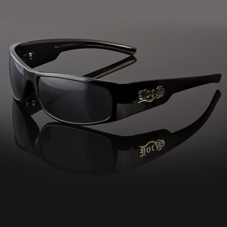 NEW MEN DARK LENS GANGSTER BLACK OG SUNGLASSES LOCS BIKER GLASSES