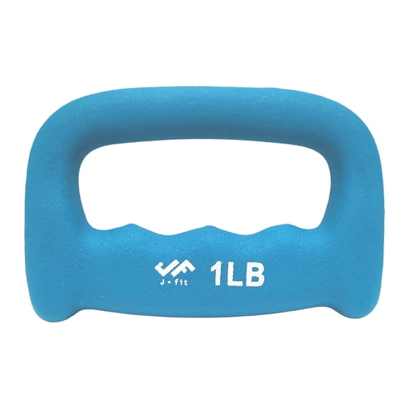 JFIT Neoprene D Grip Dumbbells - Single Weights 1LB-5LB - Premium Non-Slip, Hand Weights, Ergonomic Design
