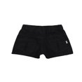thumbnail image 2 of Baby Girls Casual Denim Shorts Solid Color High Waist Button Ripped Jeans with Side Pockets Purple 2-3 Years, 2 of 5