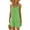 Green, variant on Loopsun Womens Summer Dresses, Dresses for Women, Fashion Cotton Linen Sleeveless Crew Neck Solid Loose Irregular Mini Dress Beige