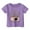Purple, variant on Kiijoy Toddler Girls Graphic T-Shirt Short Sleeve Crewneck T Shirt Summer Casual Tshirt