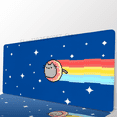 thumbnail image 1 of Cartoon Mousepad Mouse Mat Desk Mat With Pad gaming accessories Prime Gaming P-Pusheen Cute Cat XXL Keyboard Pad, 1 of 1