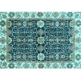 thumbnail image 1 of Ahgly Company Indoor Rectangle Oriental Light Blue Traditional Area Rugs, 5' x 8', 1 of 4