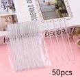 thumbnail image 1 of CHUANK A Set of 50 Black Disposable Brushes for Eyelash Extensions  Makeup Application  Eyelash Grafting  And Portable Beauty Tools for Combing Eyelashes., 1 of 7