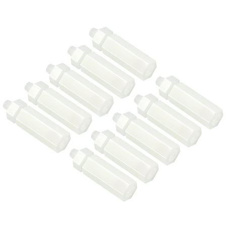Uxcell M3x14+6mm Nylon Hex Spacer Standoffs PCB Standoff Screws Nuts 1Set/200Pcs