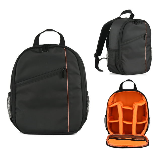 Small Camera Backpack Camera Bag Water-resistant Shock-proof Camera Case Replacement for Sony Nikon DSLR/ SLR/ Mirrorless Cameras