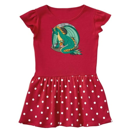 

Inktastic Dragon Princess Gift Toddler Girl Dress