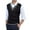362#Black, variant on Sweater Vest Men V Neck Casual Sleeveless Pullover Striped Cable Knit Business Casual Tops Fall Winter College Style Sweaters Black L