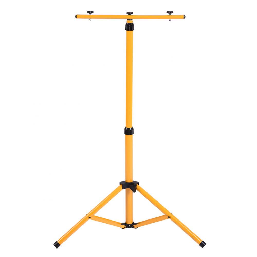 HERCHR Telescopic Twin Head Tripod Stand for LED Flood Light