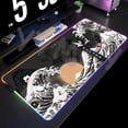 thumbnail image 3 of Alfombrillas de ratón, alfombrilla de escritorio RGB, alfombrilla para teclado de juegos, alfombrilla de ratón LED para jugador XXL, alfombrillas de ratón luminosas, diseño de pulpo, 3 of 5