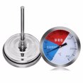thumbnail image 4 of Stainless Steel BBQ Grill Thermometer Outdoor Oven Cooking Temperature Gauge, 4 of 9
