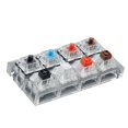 thumbnail image 2 of Keycap Base acrílica extraíble Probador de interruptor de llave DIY para Box para piezas de repuesto , Keycap transparente para 8 llaves perfke Probador de interruptores de llave, 2 of 4