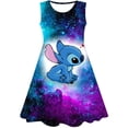 thumbnail image 1 of Vestidos de punto para niñas de Disney, ropa de punto de princesa para niños, estampado de punto de dibujos animados, moda de verano, vestido de punto para bebé 1-10Y10T Gao Jinjia LED, 1 of 2