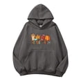 thumbnail image 5 of Chandail à Capuche Imprimé Halloween pour Femmes Manches Longues Chandail Décontracté Confortable Chaud Mode Automne, 5 of 5