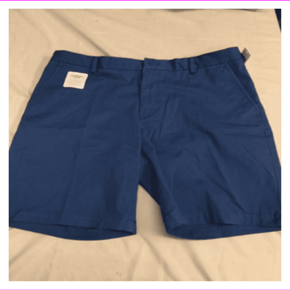 IZOD IZOD Men's Saltwater Mid Rise Stretch Chino Short 34/Federal