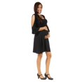thumbnail image 3 of Women's Maternity Split-Sleeve Cross Fabric Dress, 3 of 7