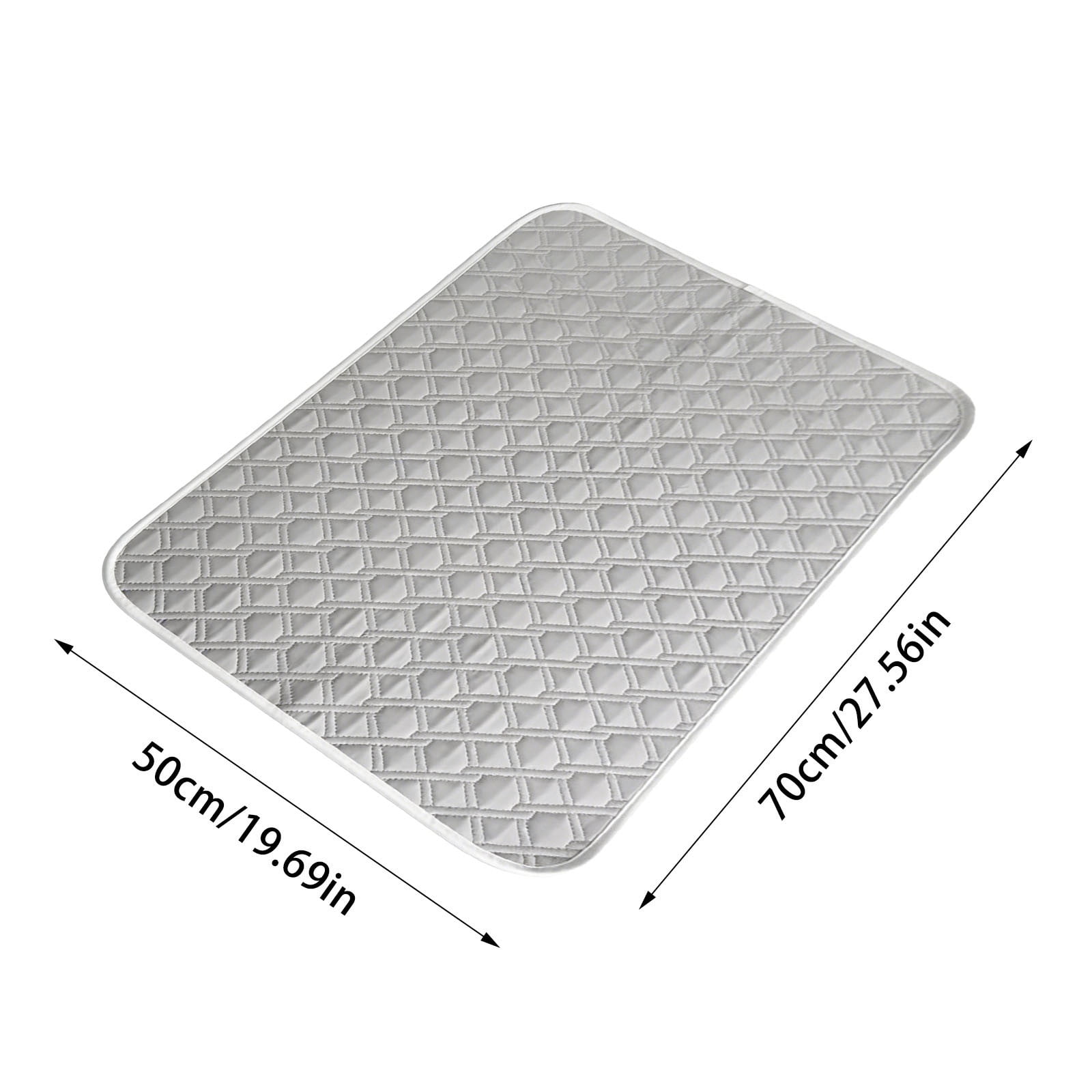 Summer Dog Cooling Mat Washable Ice Silk Self Cool Pad for Small Medium Large Dogs and Cats, Pet Sleeping Pad for Crate Bed Indoor Outdoor Floor Car Seats, Portable Thin Breathable Mat