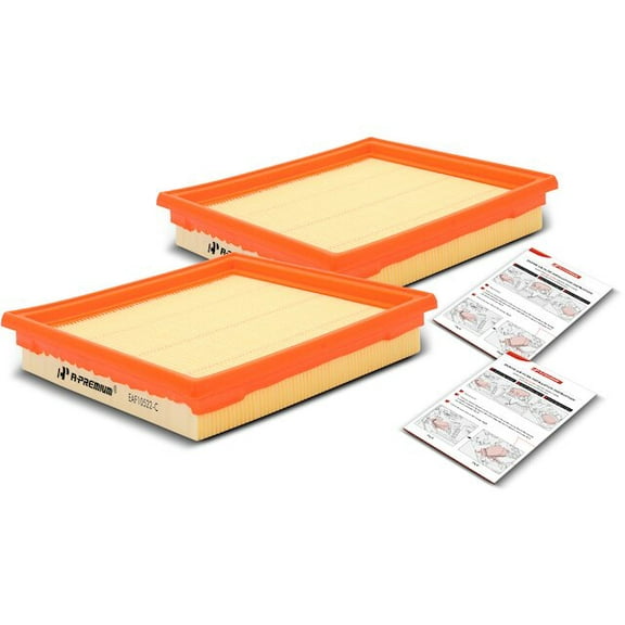 Air Filter Set 2 - Compatible with 2011 - 2012 INFINITI G25 2.5L V6