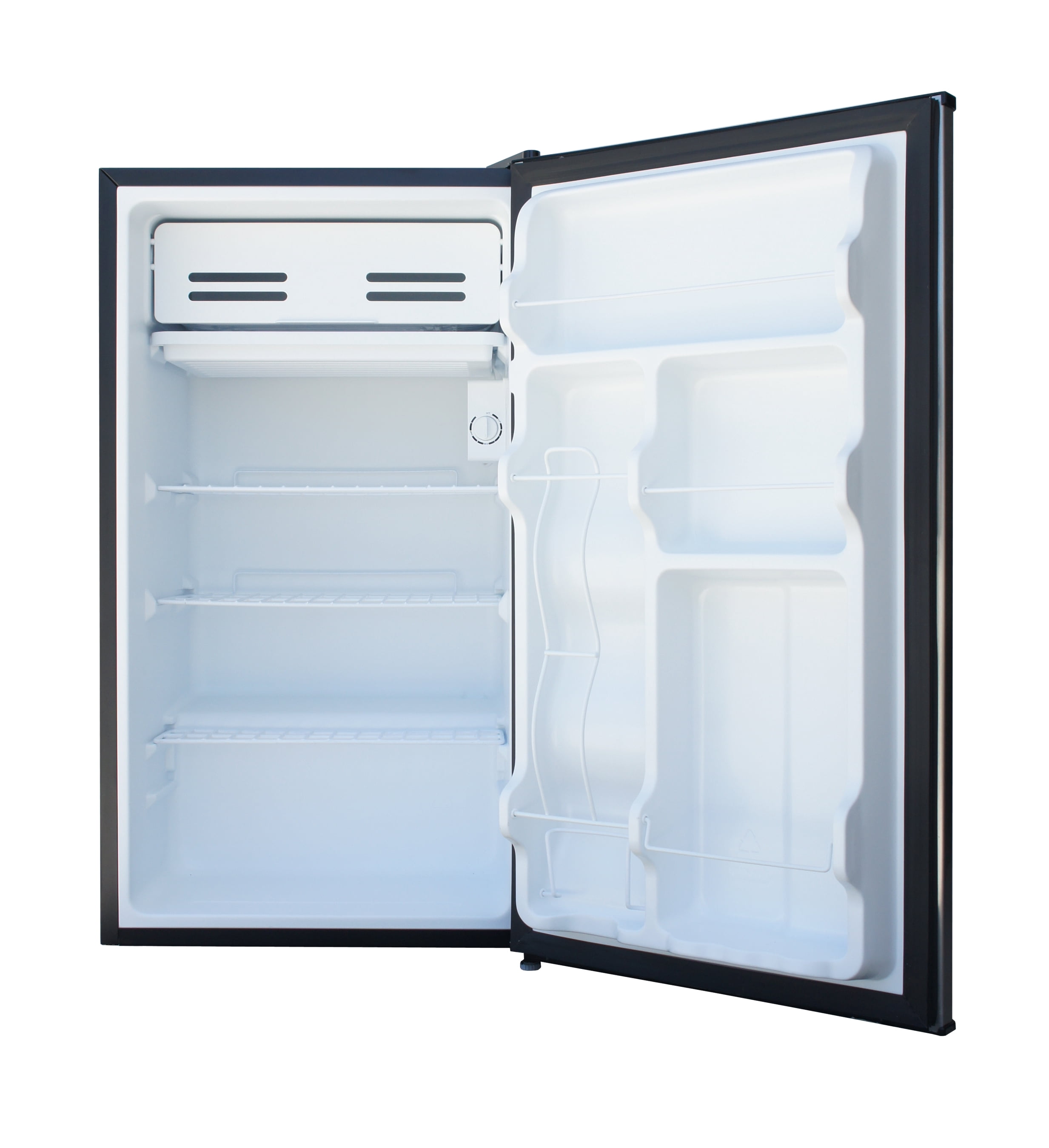 Sunpentown 3.3 cu ft Two Door Refrigerator, Stainless Steel