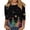 Black-1, variant on Christmas Shirts for Women 3/4 Sleeve Crewneck Casual Festive Starry Night and Xmas Tree Print Christmas Blouse Holiday Tops