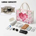 thumbnail image 4 of ZUXONGSY Tie-Dye Heart Butterfly Print PVC Tote Bag Large, Clear Lightweight Waterproof Handbag for Women, Oversize Shoulder Travel Purse with Removable Strap, for Work Shopping, 4 of 7