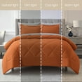 thumbnail image 4 of Nanshing Anneli 7 Piece Comforter Set, King, Burnt Orange, 4 of 4