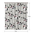 thumbnail image 5 of Bulldog Dog Shower Curtain 72"x84" ,Bathroom Decorative Shower Curtains Set with 12 Hooks,Modern Waterproof Washable Shower Curtain, 5 of 6
