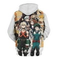 thumbnail image 3 of My Hero Academia Unisex Sweatshirts Loose Pullover Sweater Hooded Hoodie 3D Printing Jacket Winter Fall Clothes XL, 3 of 7