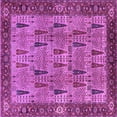 thumbnail image 1 of Ahgly Company Indoor Square Oriental Purple Industrial Area Rugs, 8' Square, 1 of 4