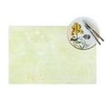 thumbnail image 4 of YFYANG Washable Heat-Resistant Placemats, 70% PVC/30% Polyester, Green Line Texture Kitchen Table Mat, 12" x 18" 1 Piece, 4 of 6