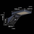 thumbnail image 2 of Bearachild Luz solar Montado en la pared Modos múltiples Inducción Control inteligente Luces de pared Durable Fácil de instalar Iluminación de paisaje Iluminación y accesorios Bearachild HA073552-00B, 2 of 6