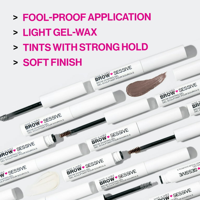 wet n wild Brow-Sessive Eyebrow Shaping Gel Brown Lightweight