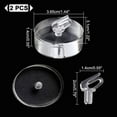 thumbnail image 2 of 2Pcs Clear Acrylic Ring Holder Oval Ring Holder Blocks with Clip Ring Showcase Display Holder Rings Stand Jewelry Storage Organizer Display Riser Stand for Jewelry Ring, 2 of 9