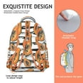 thumbnail image 5 of Papaya Print College Backpack - Fashionable & Roomy Bookbag for Students, Ergonomic Shoulder Straps, Ideal Gift for High School & University, 5 of 6