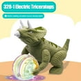thumbnail image 3 of Electrónico para Caminar con Luz Articuciones Móviles con Sonido, Eléctrico para Niños con Patas Móviles para Caminar Co Triceratops CUTICAT Dinosaurio RC, 3 of 6
